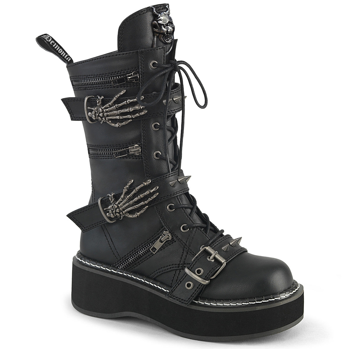 EMILY-82 Black Vegan Leather Main image