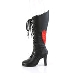 GLAM-243 Black Vegan Leather