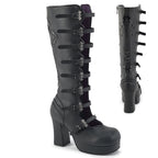 Demonia GOTHIKA-160 Black Knee-High Boots