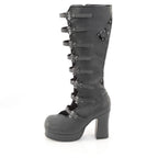 Demonia GOTHIKA-160 Black Knee-High Boots