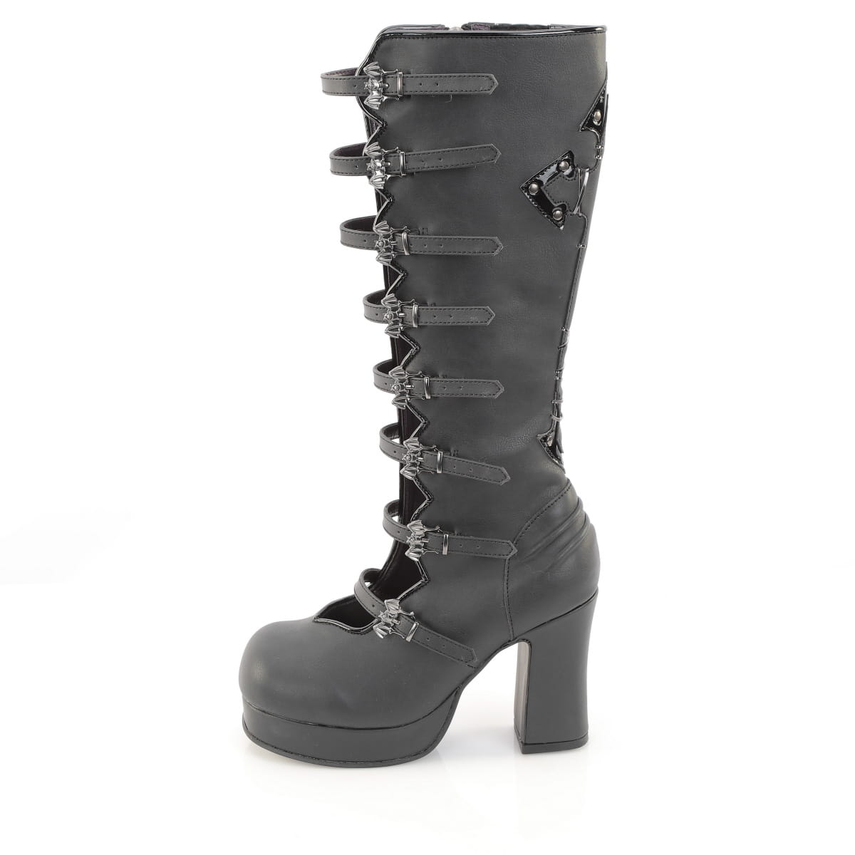 Demonia GOTHIKA-160 Black Knee-High Boots