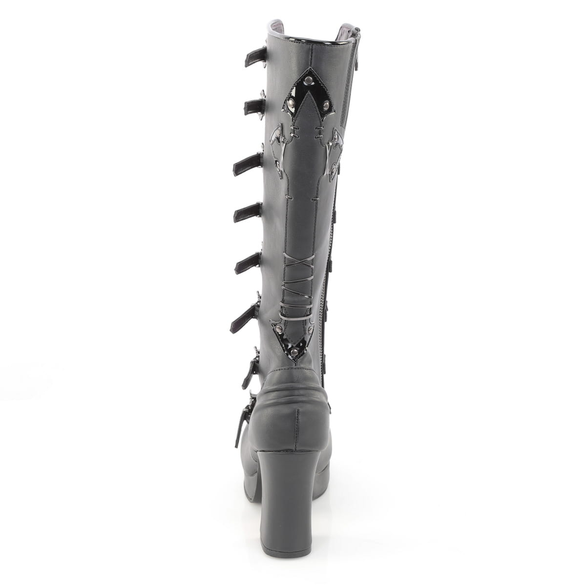 Demonia GOTHIKA-160 Black Knee-High Boots