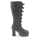 Demonia GOTHIKA-160 Black Knee-High Boots