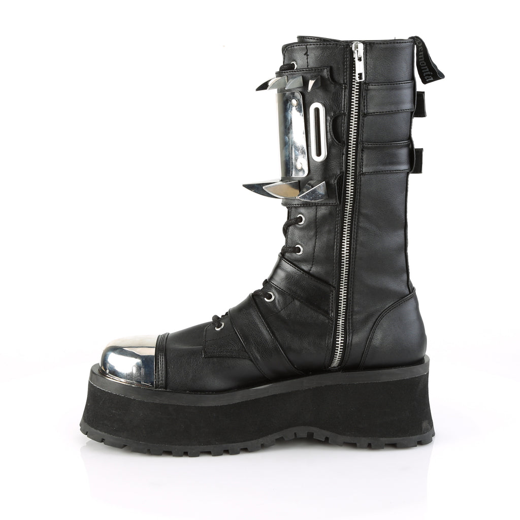 GRAVEDIGGER-250 Black Vegan Leather