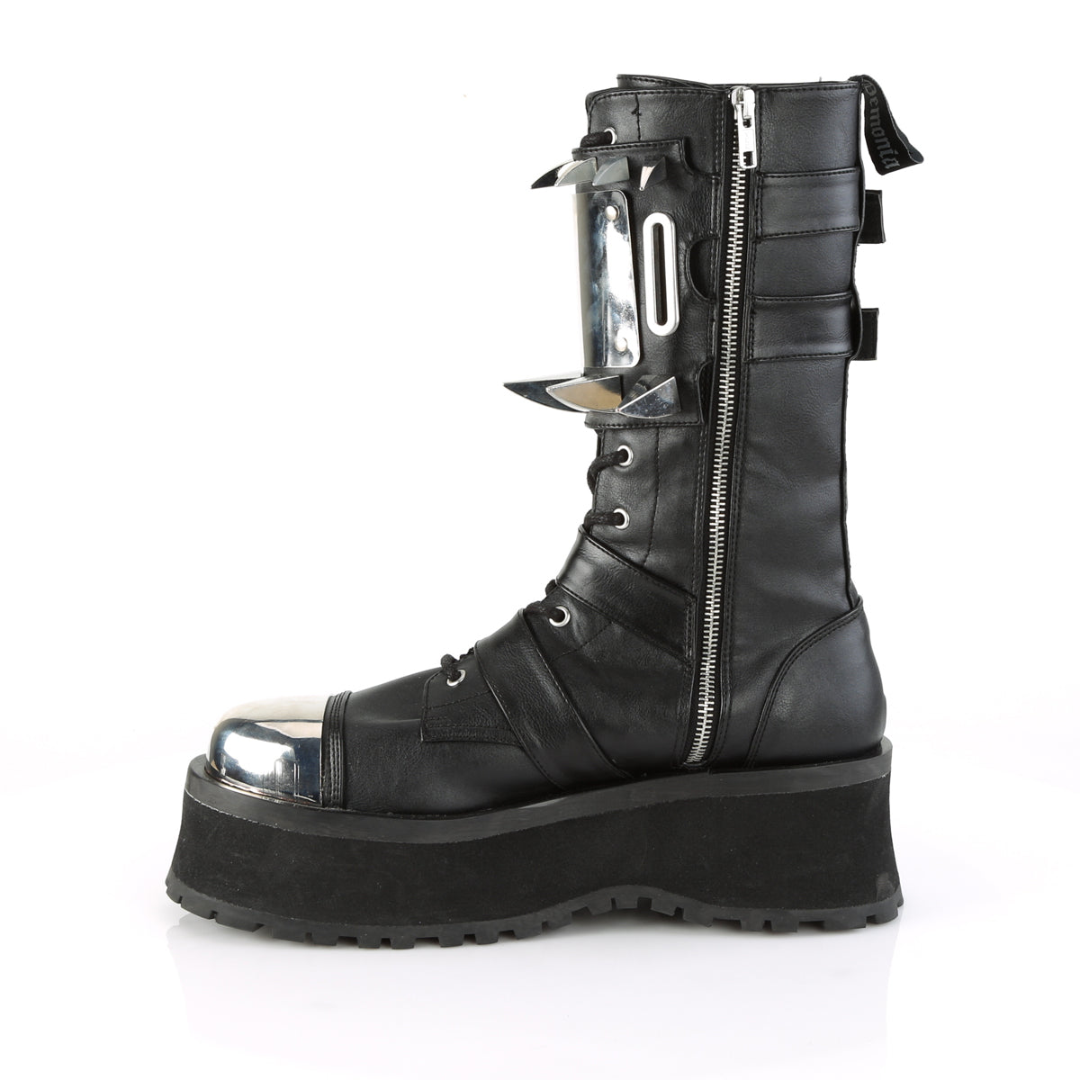 GRAVEDIGGER-250 Black Vegan Leather