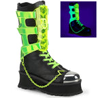 GRAVEDIGGER-255 Black Vegan Leather