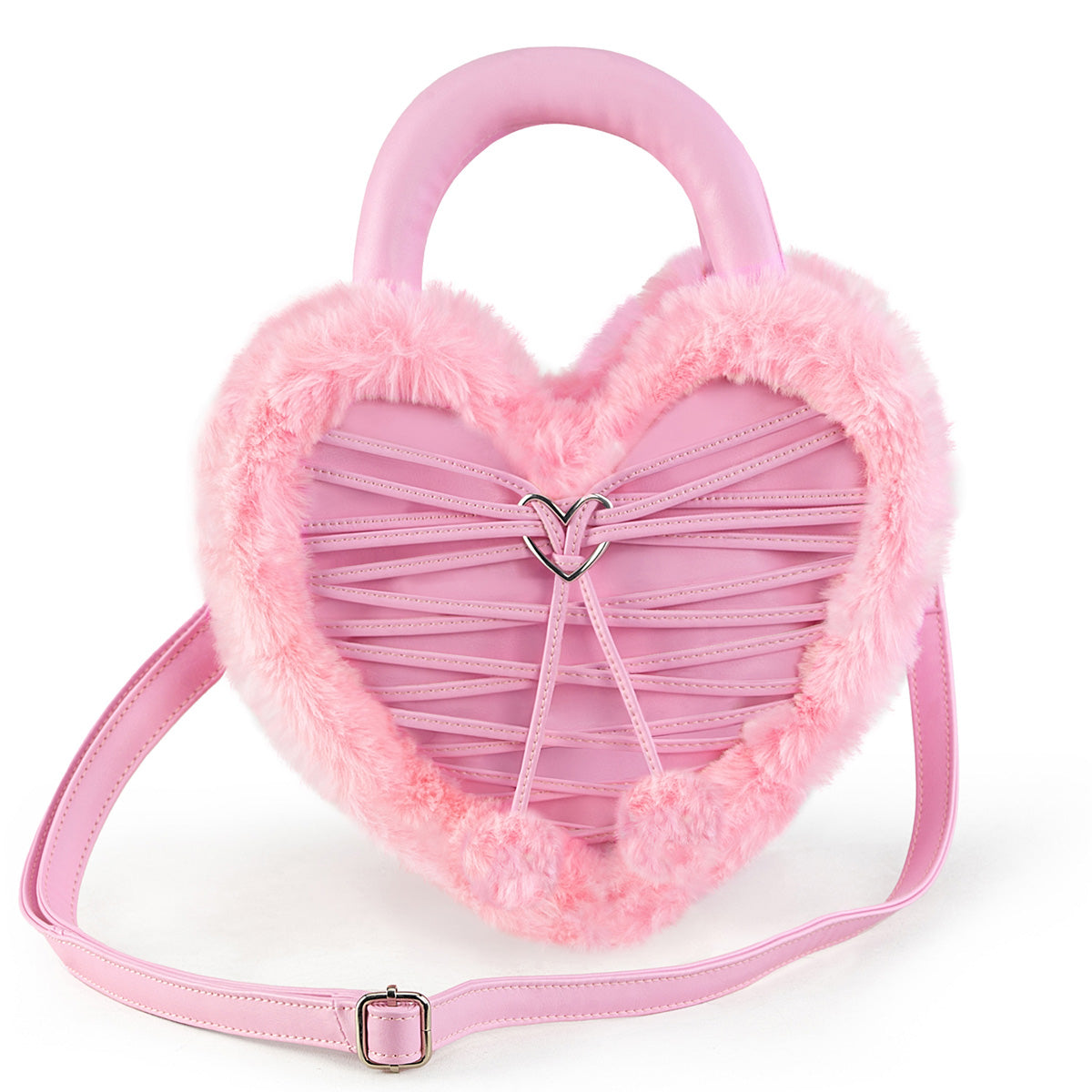 Demonia HB-631 Black. Pink Handbag