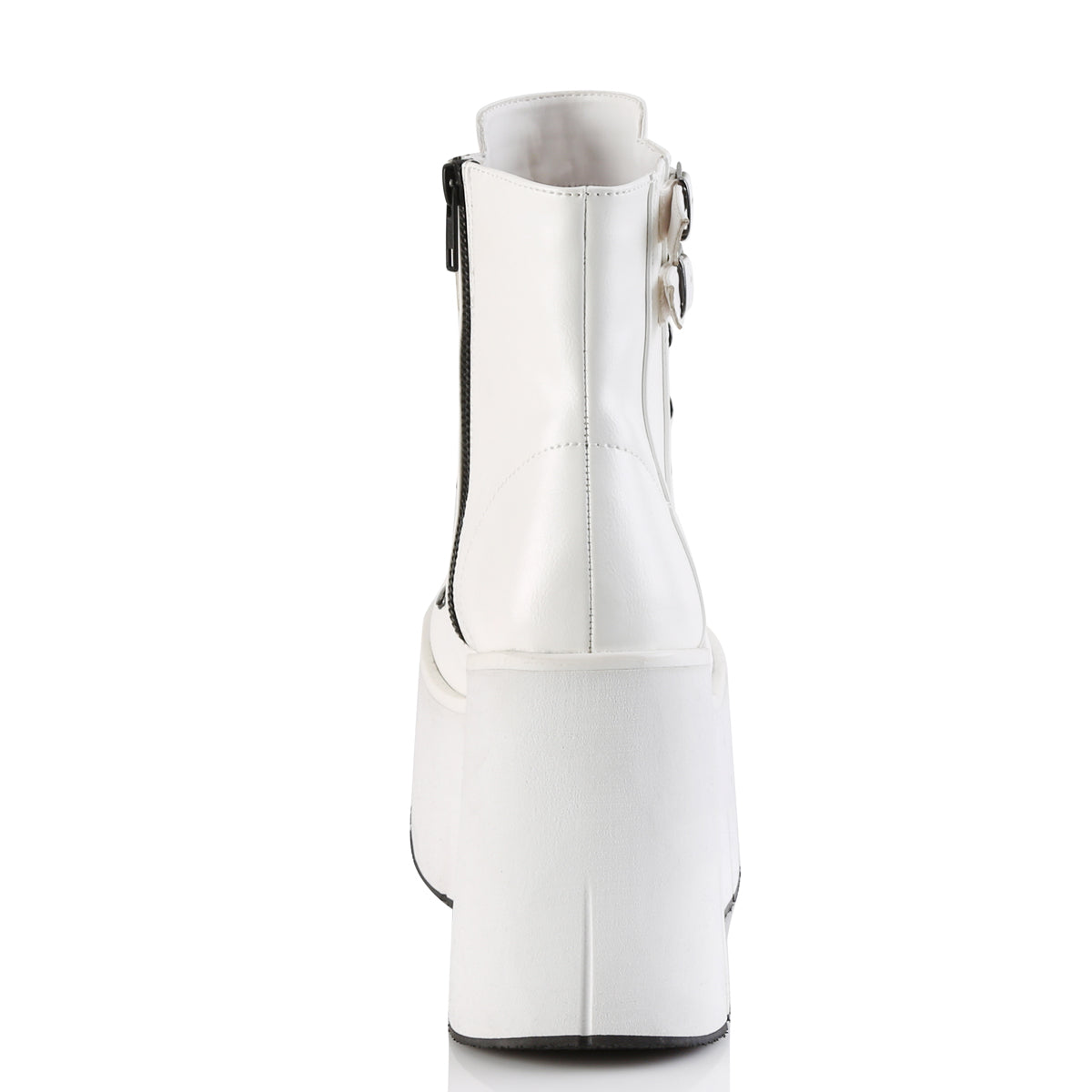 Demonia KERA-21 White Ankle Boots