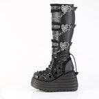 MORTE-215 Black Vegan Leather