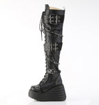 MORTE-312 Black Vegan Leather