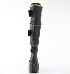 MORTE-312 Black Vegan Leather