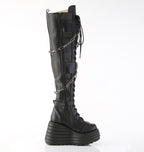 MORTE-312 Black Vegan Leather