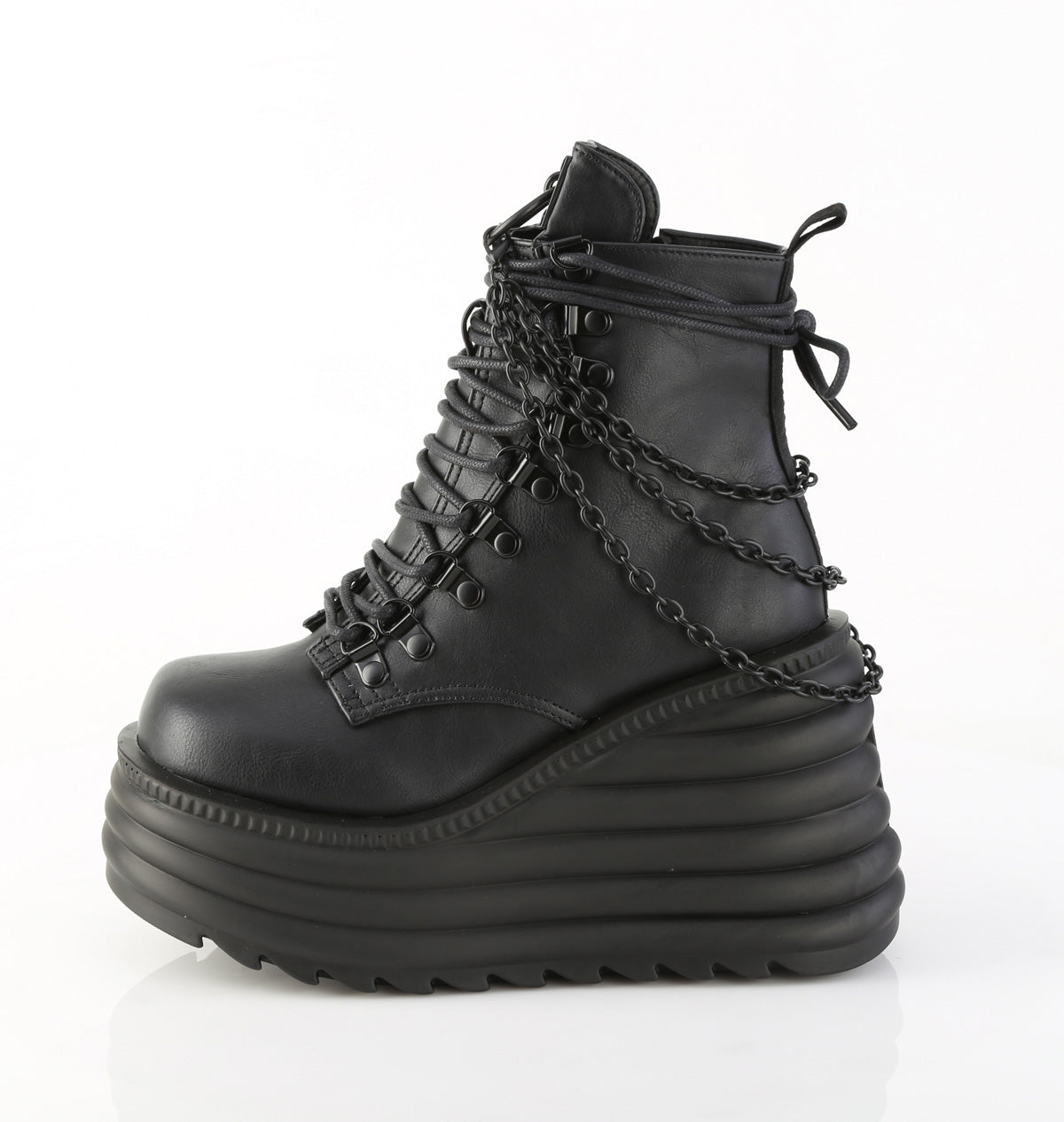 MORTE-65 Black Vegan Leather