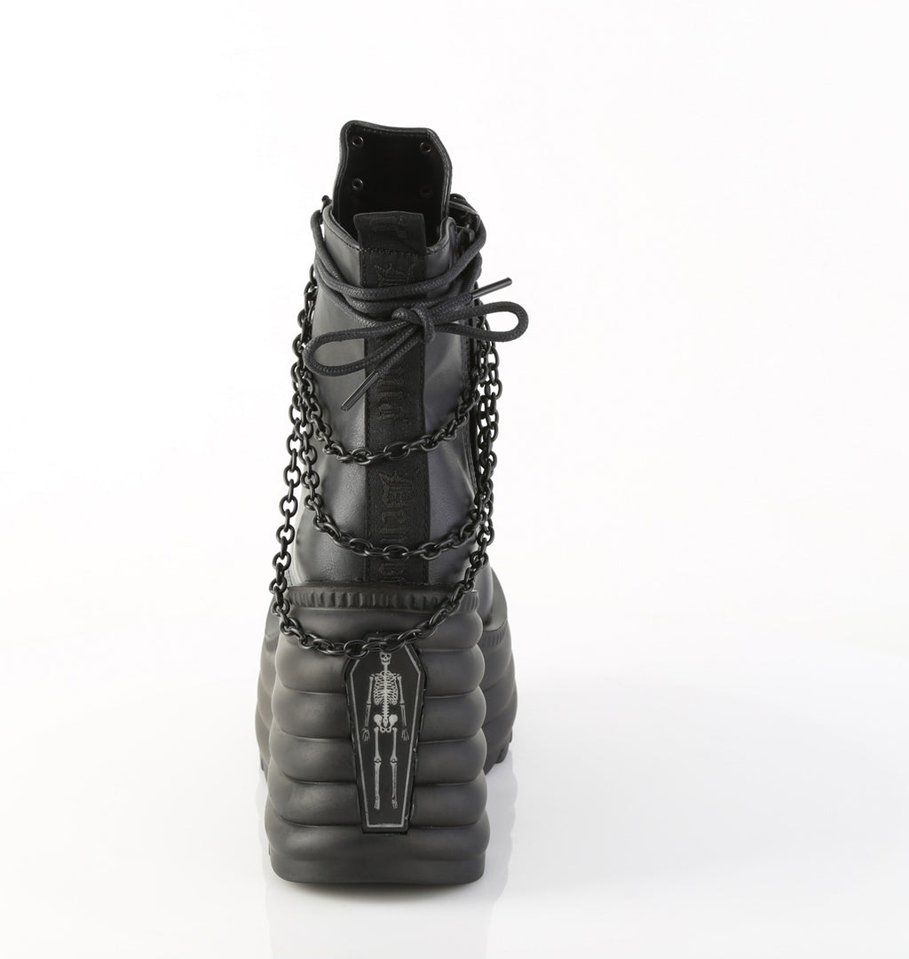 MORTE-65 Black Vegan Leather