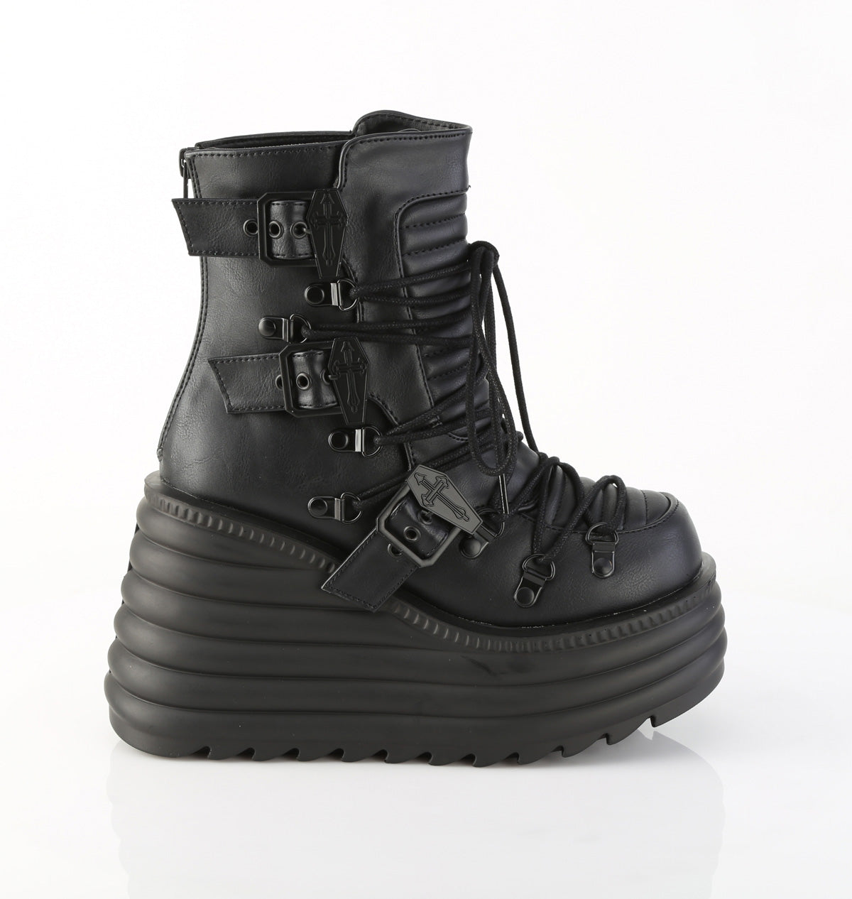 MORTE-68 Black Vegan Leather