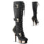 MUERTO-2028 Black Vegan Leather