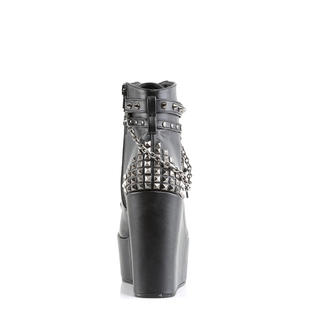 POISON-101 Black Vegan Leather