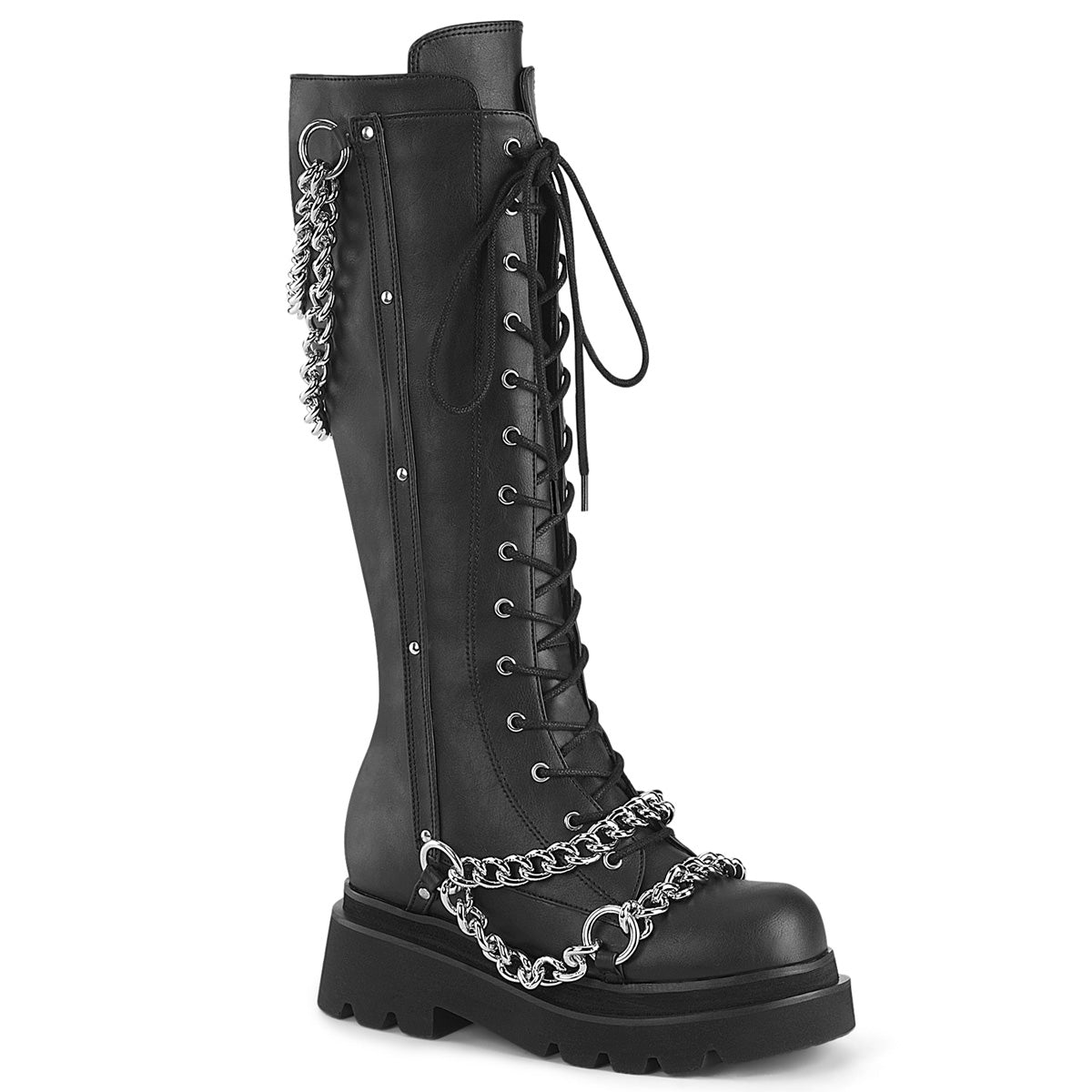 RENEGADE-215 Black Vegan Leather Main image