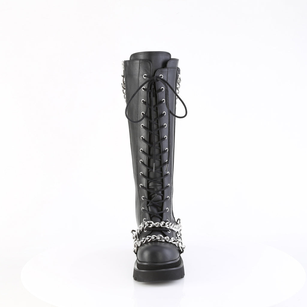 RENEGADE-215 Black Vegan Leather