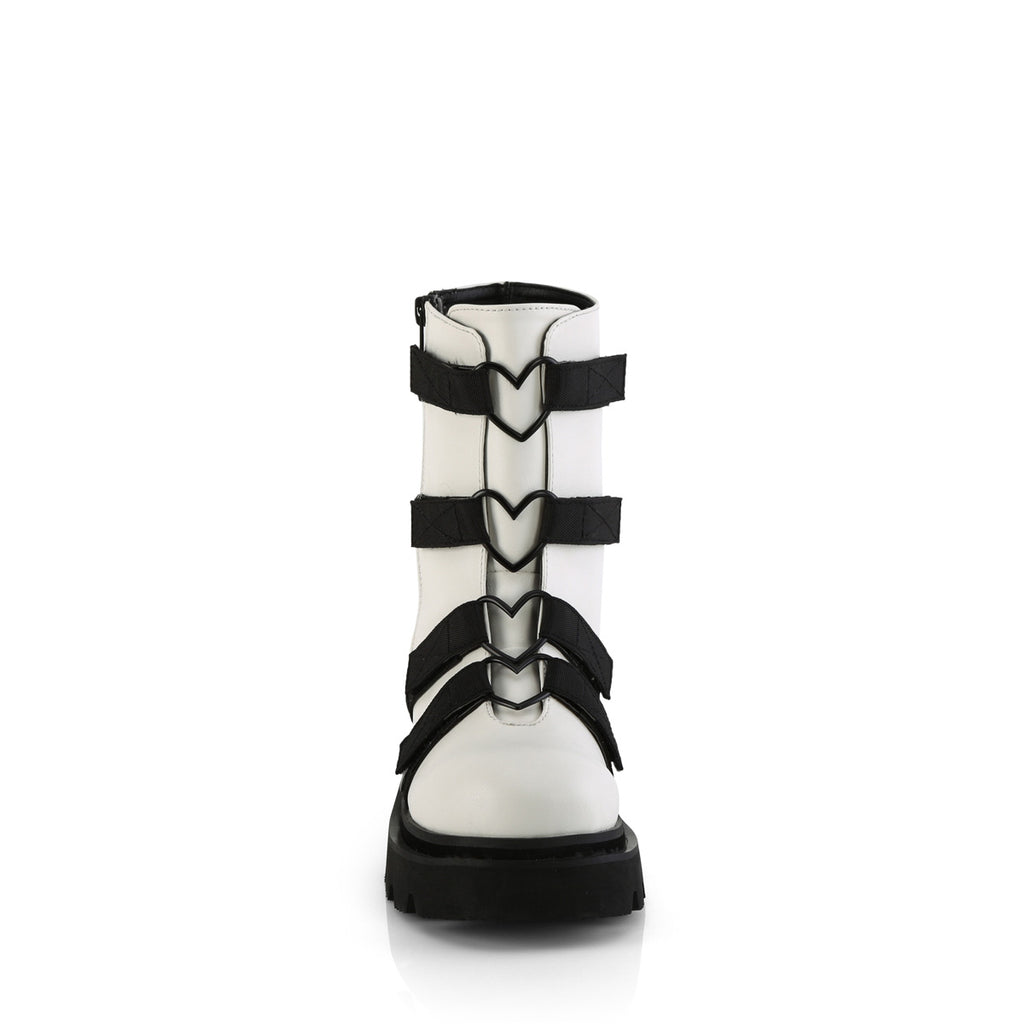RENEGADE-50 White Vegan Leather