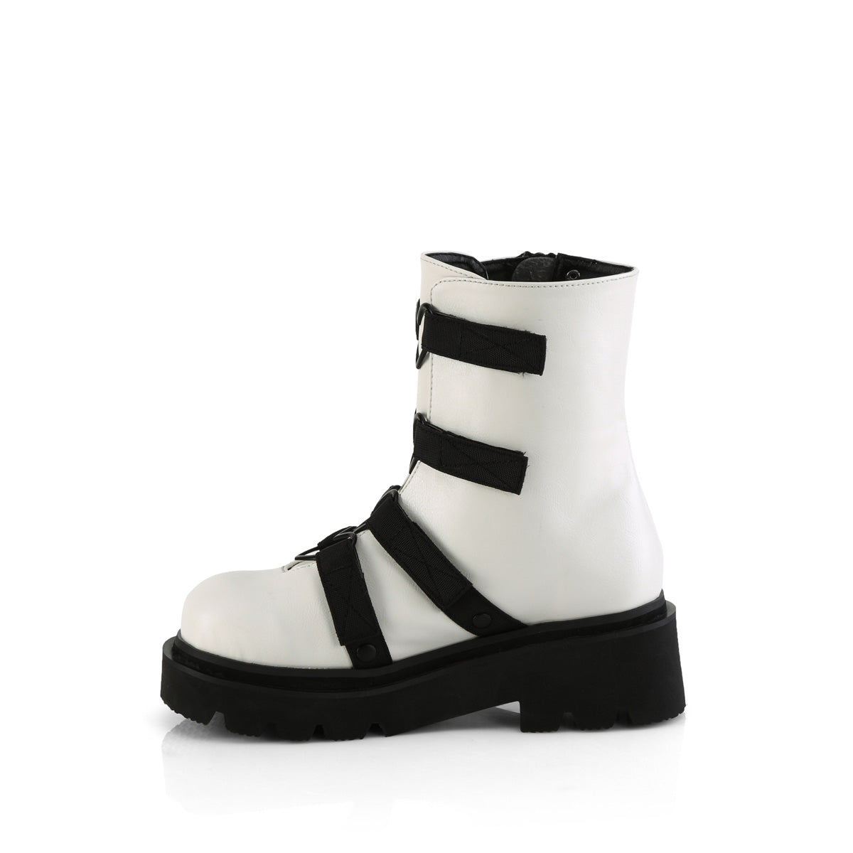 RENEGADE-50 White Vegan Leather