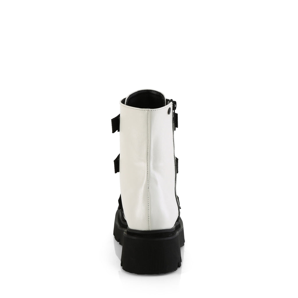 RENEGADE-50 White Vegan Leather