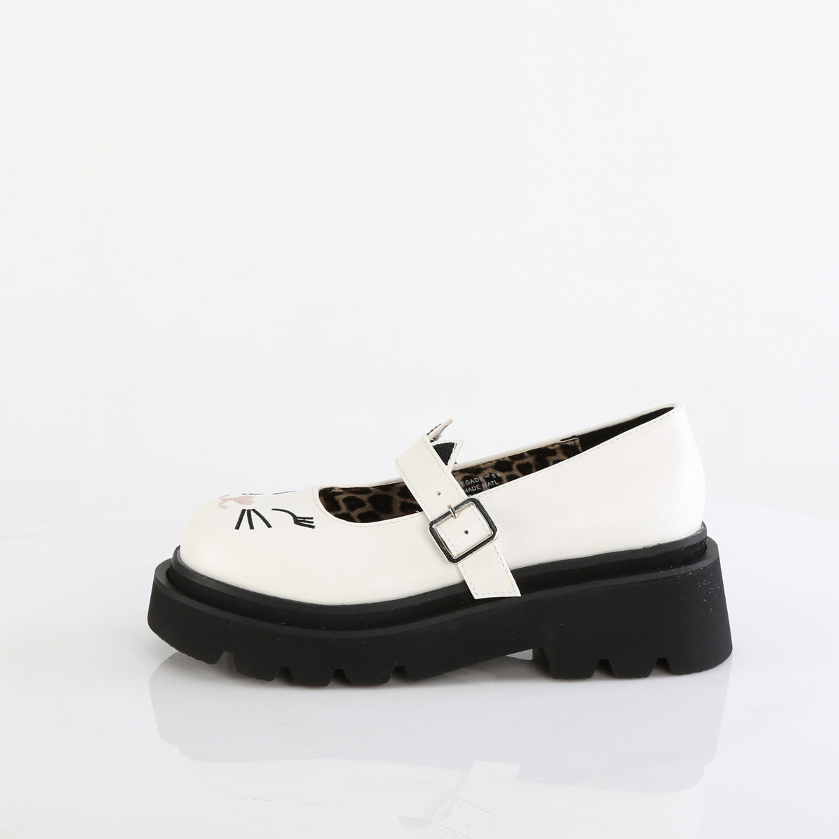RENEGADE-56 White Vegan Leather