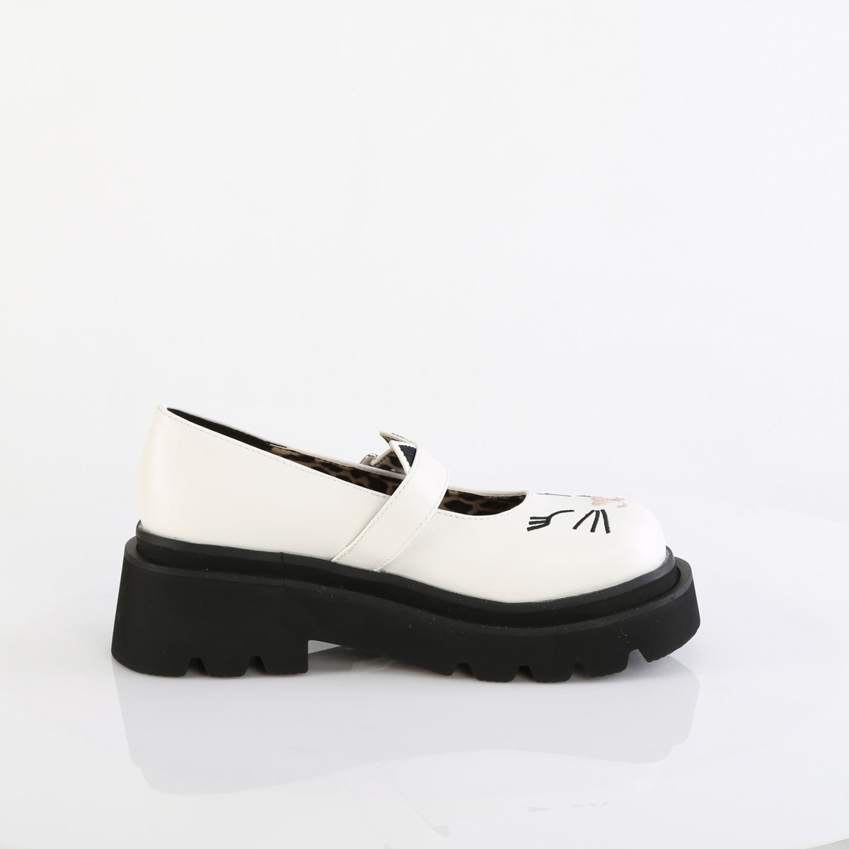 RENEGADE-56 White Vegan Leather