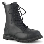 RIOT-10 Black Vegan Leather