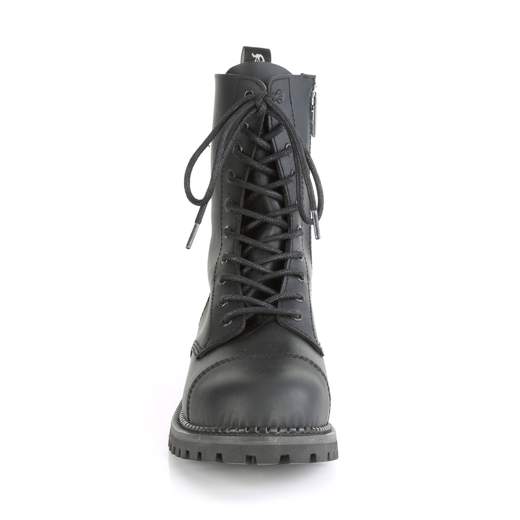 RIOT-10 Black Vegan Leather