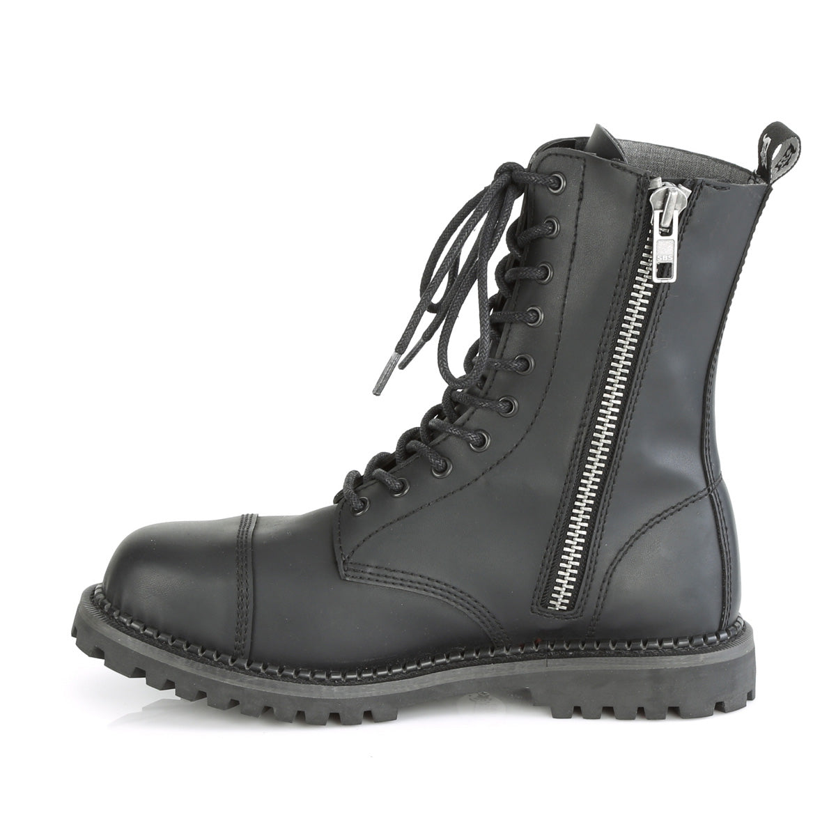 RIOT-10 Black Vegan Leather
