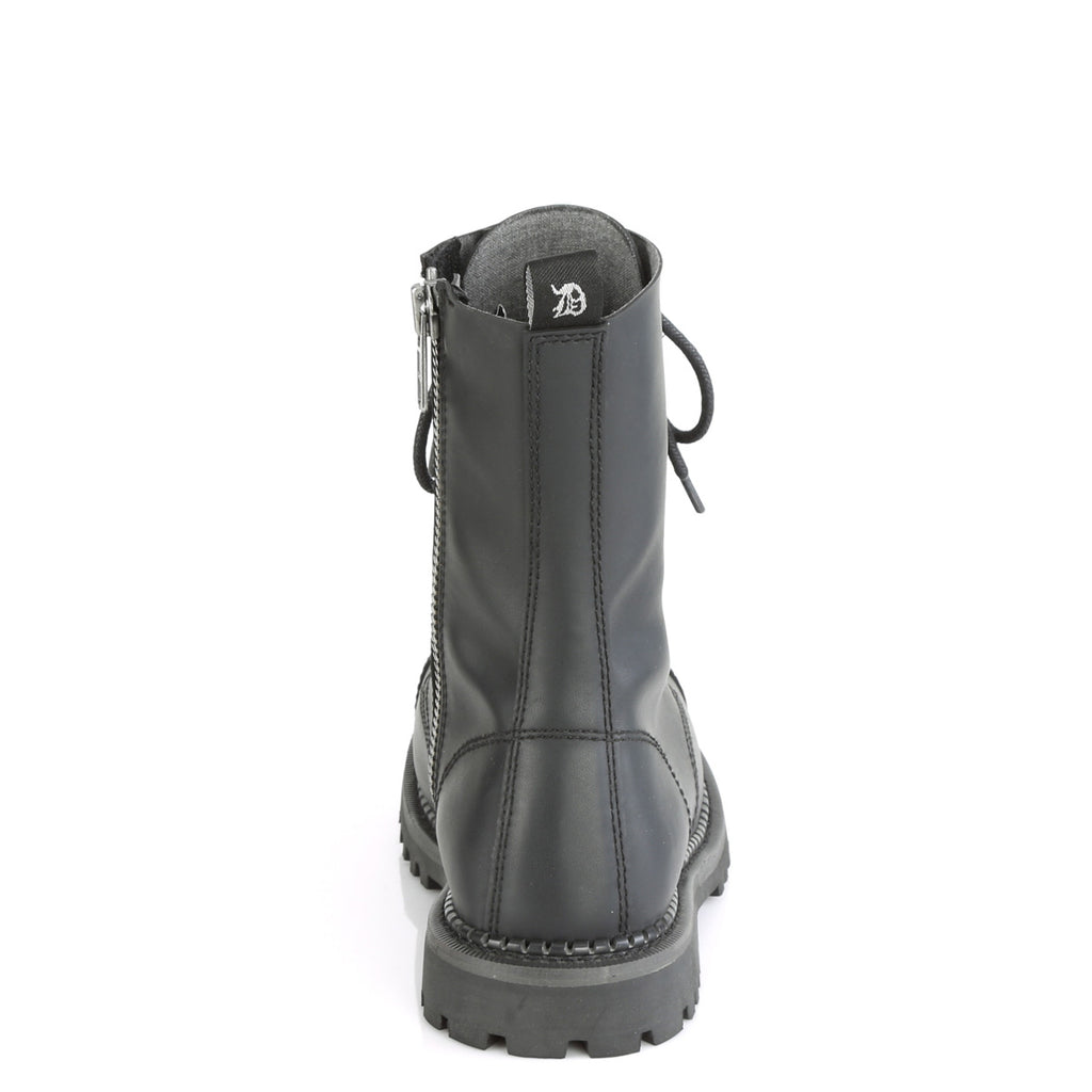 RIOT-10 Black Vegan Leather