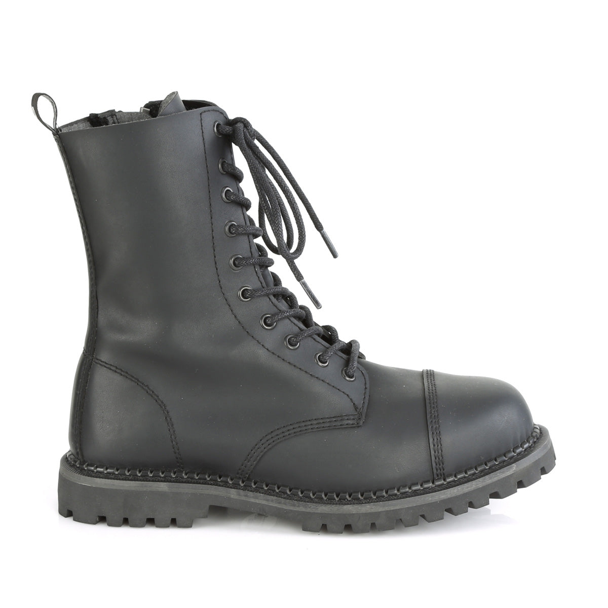 RIOT-10 Black Vegan Leather