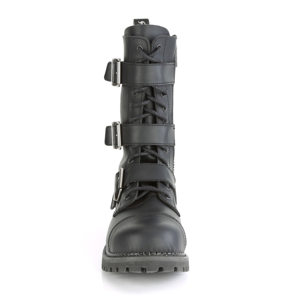 RIOT-12BK Black Vegan Leather