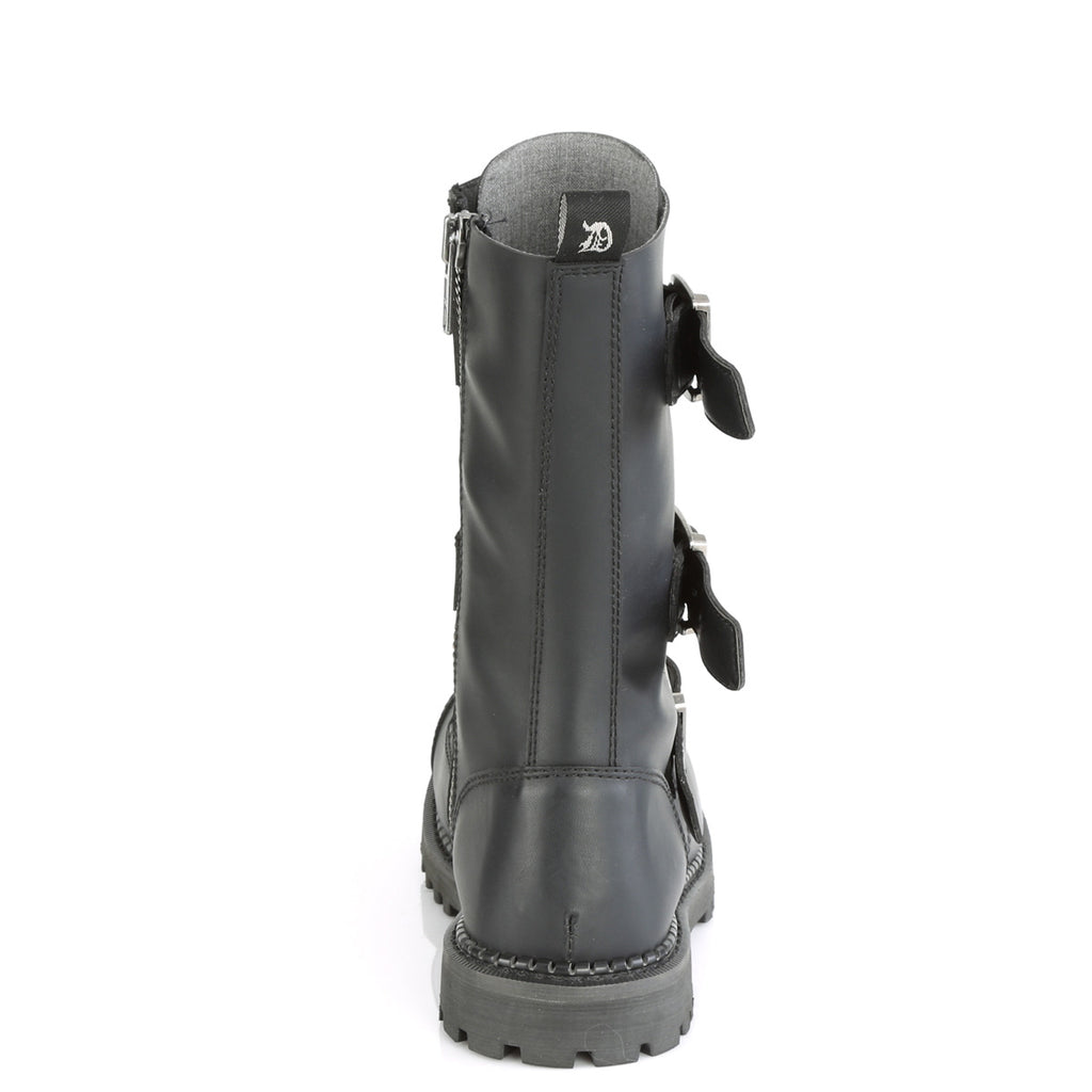 RIOT-12BK Black Vegan Leather
