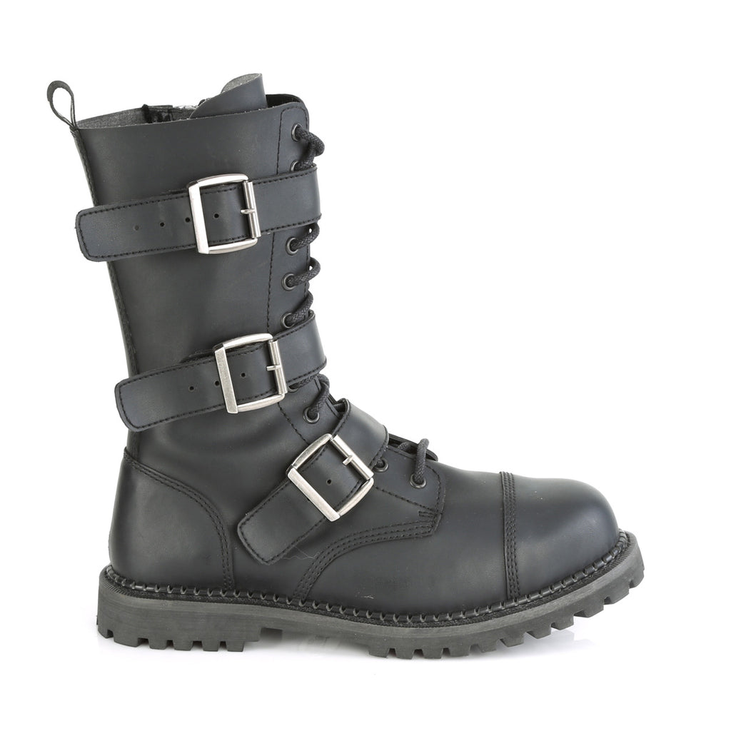 RIOT-12BK Black Vegan Leather