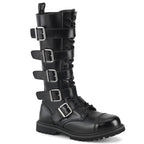 RIOT-18BK Black Leather
