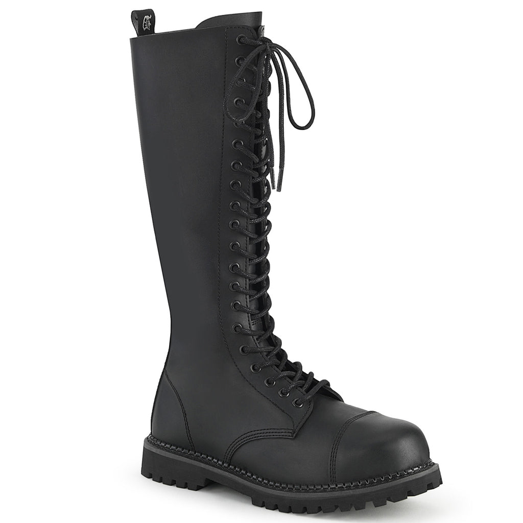 RIOT-20 Black Vegan Leather