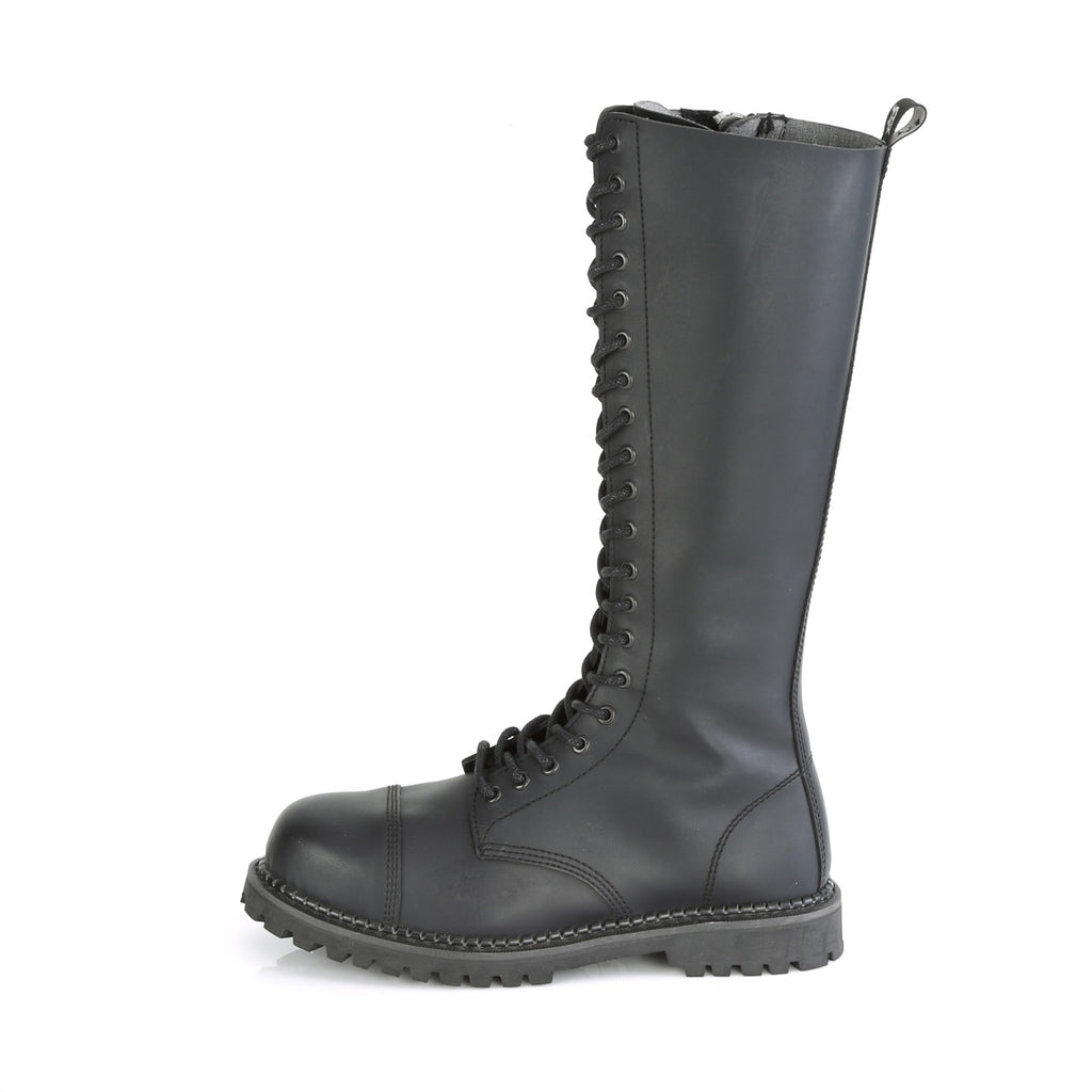 RIOT-20 Black Vegan Leather