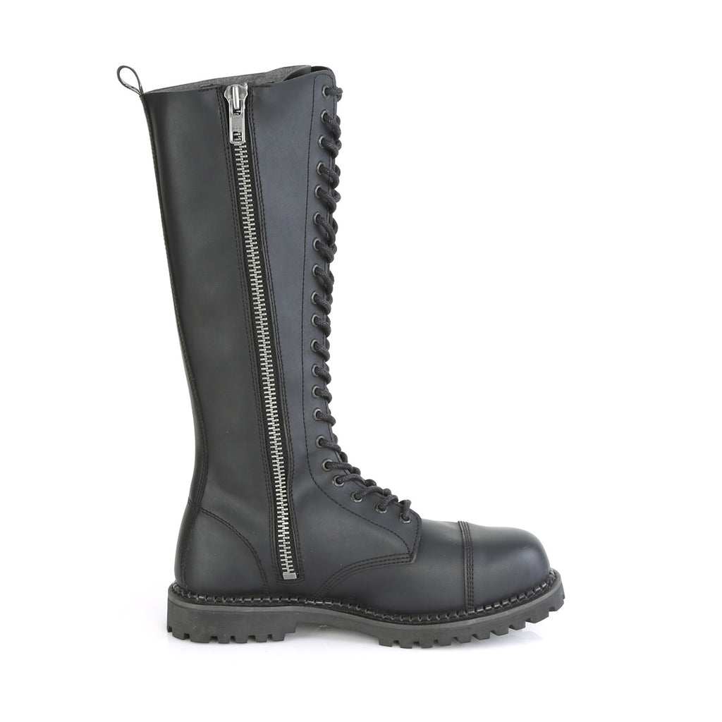 RIOT-20 Black Vegan Leather