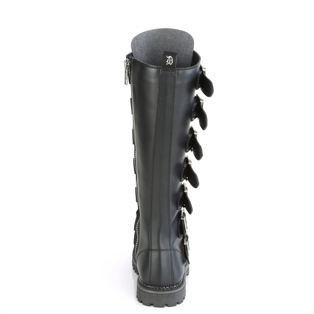 RIOT-21MP Black Vegan Leather