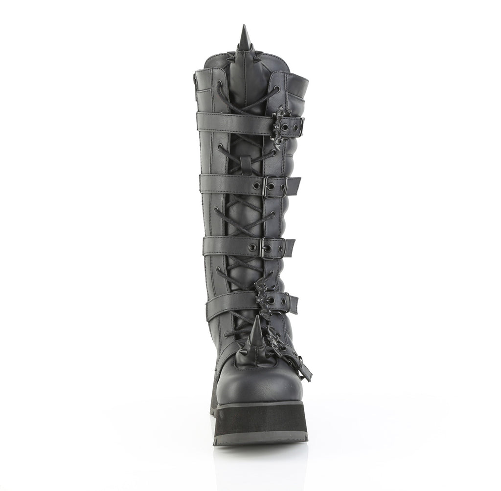 SCENE-157 Black Vegan Leather