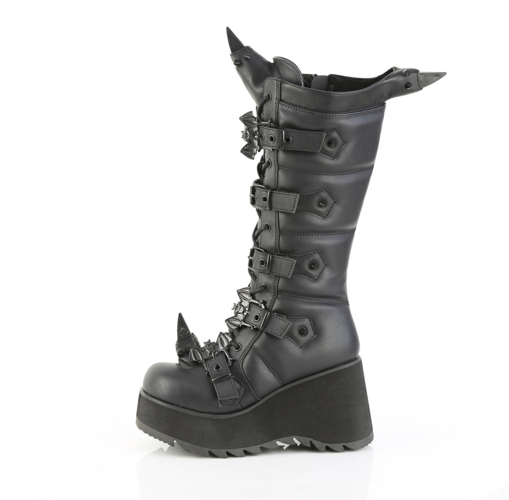 SCENE-157 Black Vegan Leather