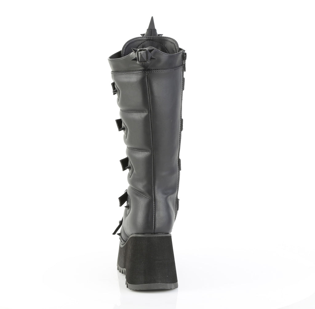 SCENE-157 Black Vegan Leather