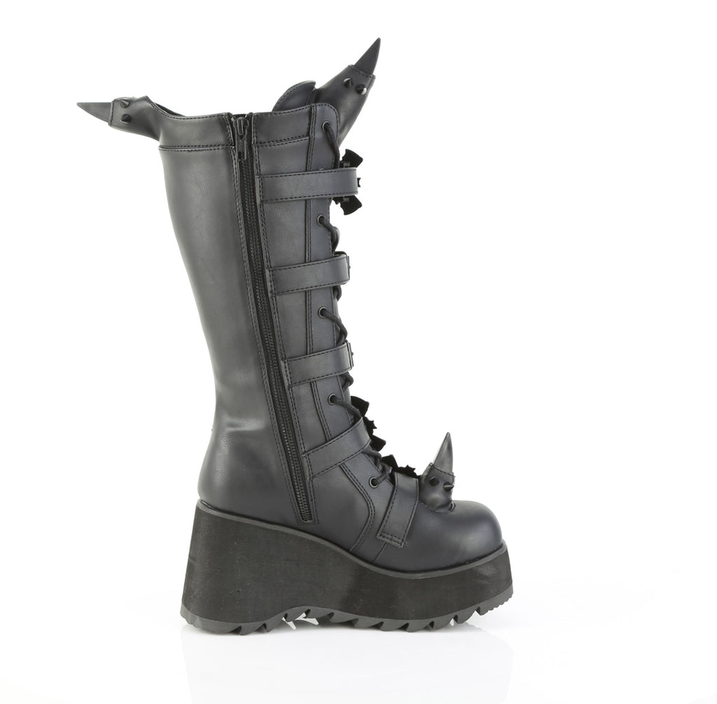SCENE-157 Black Vegan Leather