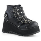 Demonia SCENE-30 Black Ankle Boots