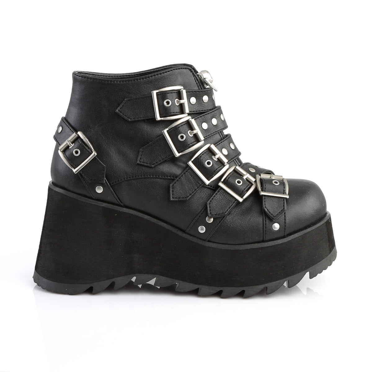 Demonia SCENE-30 Black Ankle Boots