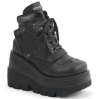 Demonia SHAKER-37 Black Ankle Boots