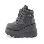 Demonia SHAKER-37 Black Ankle Boots