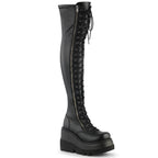 SHAKER-374 Black Vegan Leather